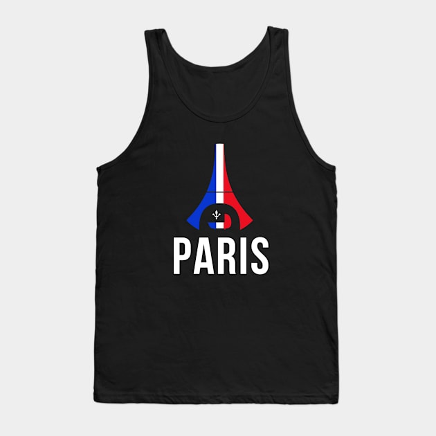 Paris France Tank Top by VRedBaller